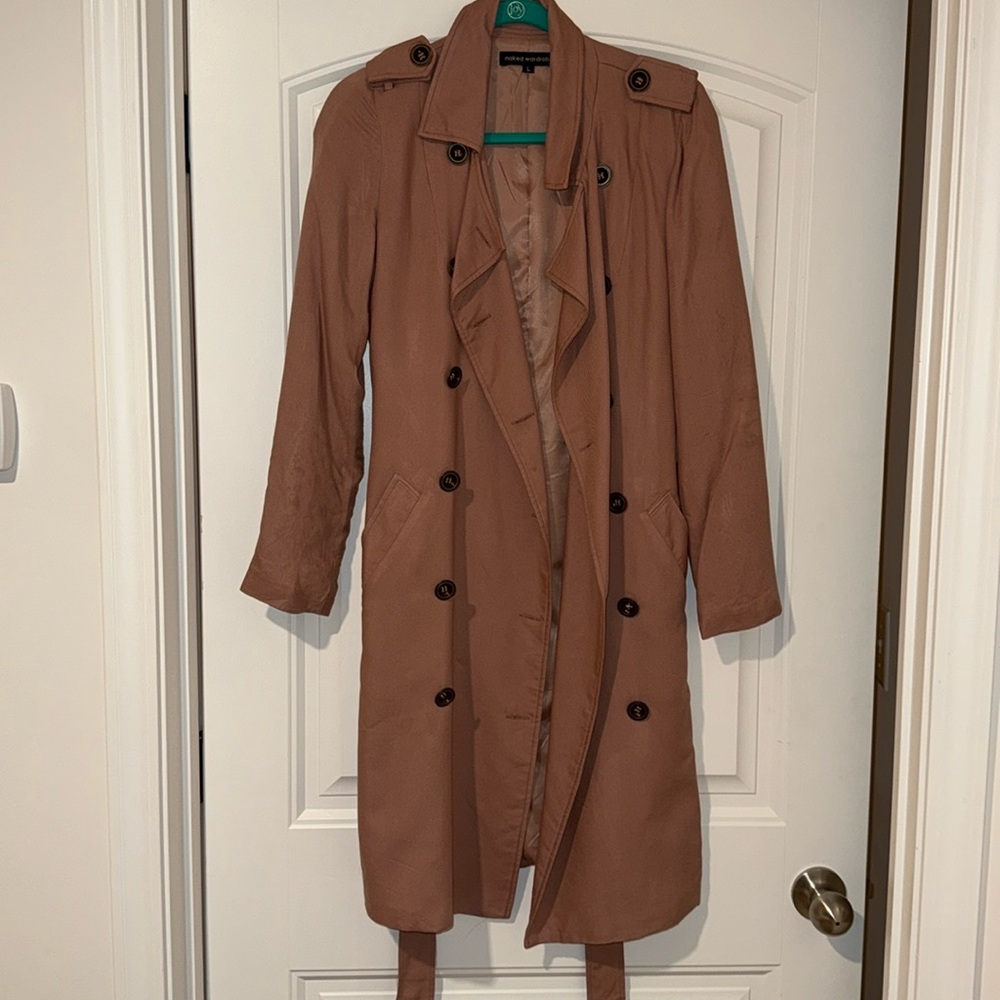 Naked Wardrobe Tan Trench Coat
